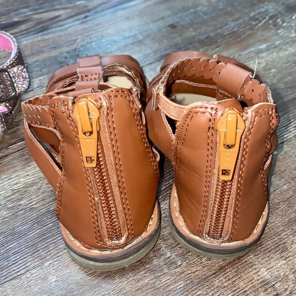 BEBE WONDER NATION DR SCHOLLS GIRLS SANDAL LOT OF 3 PAIRS SZ 8 GLITTER SPARKLE - Picture 8 of 11